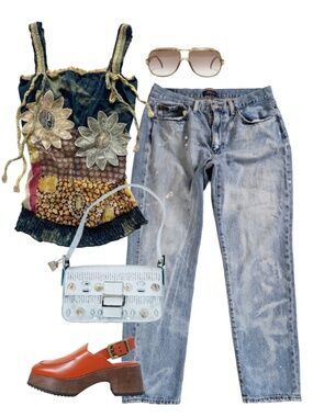 Ralph Lauren Polo Avery Boyfriend Jeans Distressed Denim Size 28